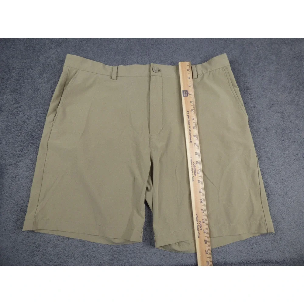 Vineyard Vines Performance Breaker Shorts Mens 40 Khaki Tan Stretch Golf 9 Insea - Picture 7 of 11
